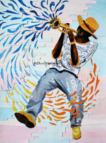 Blues Skies (Juried Exhibition 2023: Blue Ridge Mountain Art Center)