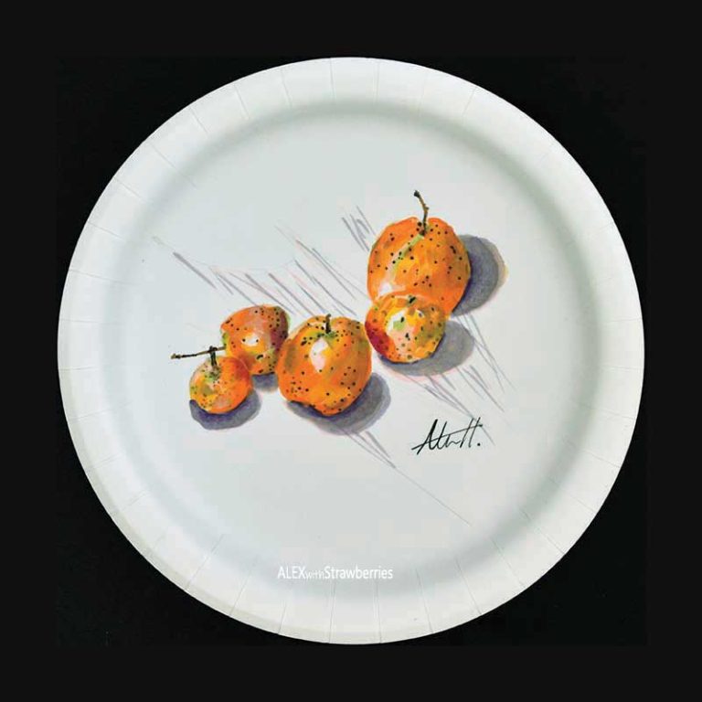 Painting Fruits Kitchen Decor Tropical Fruit